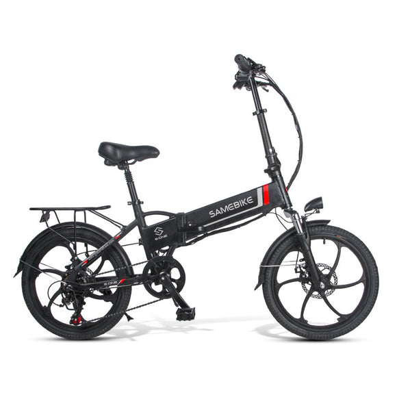 Samebike 20LVXD30 350W Foldable Electric Bike Black Color