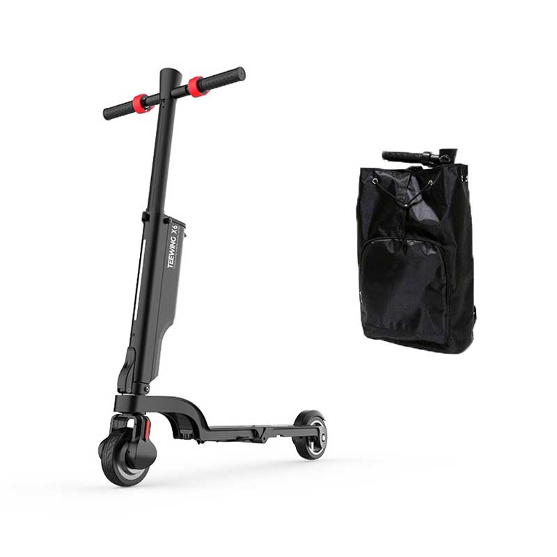 Scooter eléctrico con mochila plegable X6