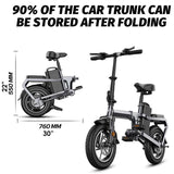 X5S 48V 400W 14" Shaft Driven Folding Electric Bike