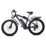 Shengmilo MX02S-48V-1000W-26-Inch-Fat-Tire-Electric-Mountain-Bike Black 03