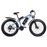 Shengmilo MX02S-48V-1000W-26-Inch-Fat-Tire-Electric-Mountain-Bike Blue 03