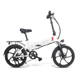 Samebike 20LVXD30 350W Foldable Electric Bike White Color