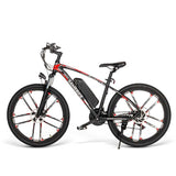 Samebike SM26 48V 350W 26" Electric Mountain Bike Black 03