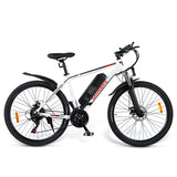 Samebike SY26 36V 350W 26Inch Electric Mountain Bike White