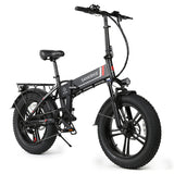 Samebike T7 48V 750W 20" Fat Tire Electric Bike Black 01