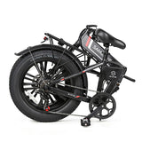Samebike T7 48V 750W 20" Fat Tire Electric Bike Black 03