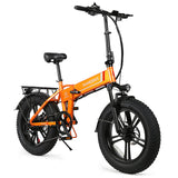 Samebike T7 48V 750W 20" Fat Tire Electric Bike Orange
