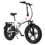 Samebike T7 48V 750W 20" Fat Tire Electric Bike White